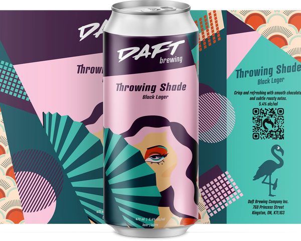 Throwing Shade - Black Lager - Daft Brewing